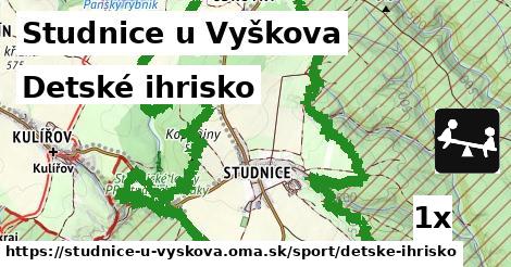 detské ihrisko v Studnice u Vyškova