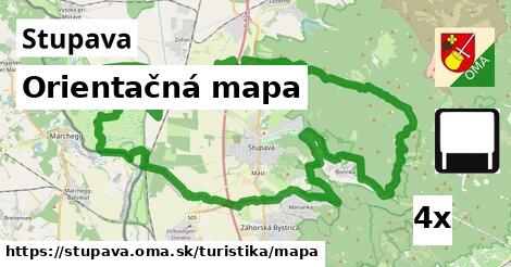 Orientačná mapa, Stupava