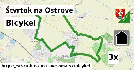 bicykel v Štvrtok na Ostrove