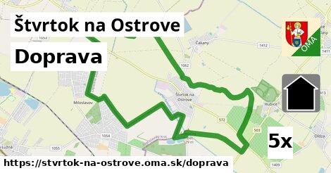 doprava v Štvrtok na Ostrove