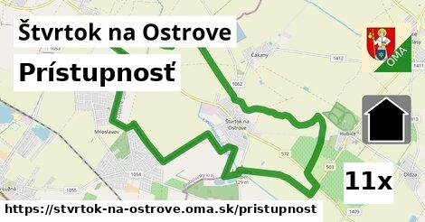 prístupnosť v Štvrtok na Ostrove