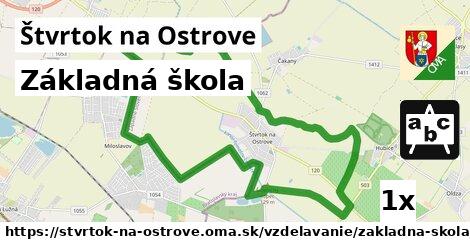 Základná škola, Štvrtok na Ostrove