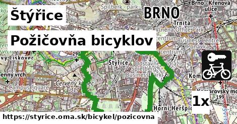 požičovňa bicyklov v Štýřice