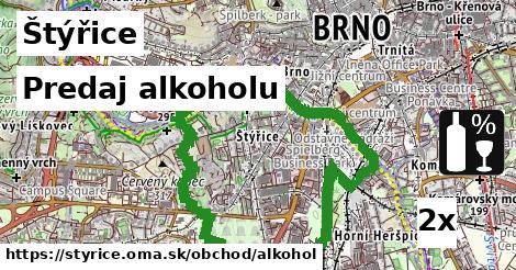 Predaj alkoholu, Štýřice