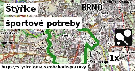 športové potreby, Štýřice