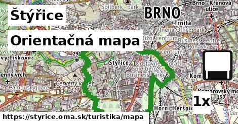 Orientačná mapa, Štýřice