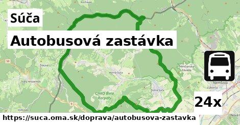 Autobusová zastávka, Súča