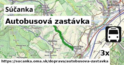 Autobusová zastávka, Súčanka