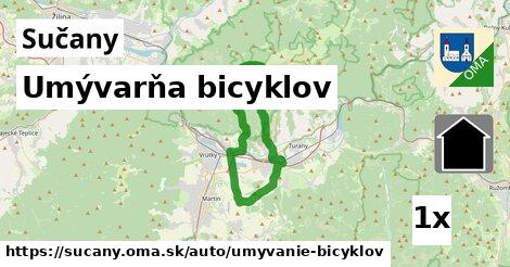 umývarňa bicyklov v Sučany