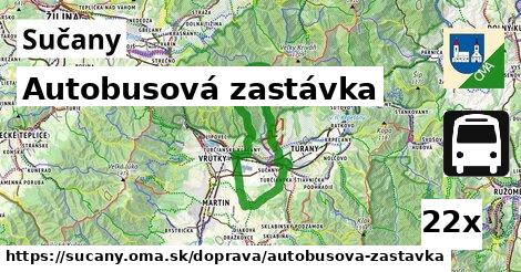 Autobusová zastávka, Sučany