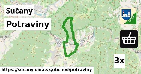 Potraviny, Sučany