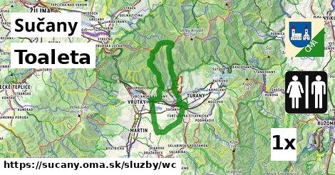 Toaleta, Sučany