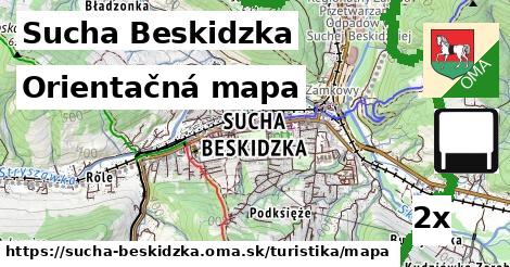 Orientačná mapa, Sucha Beskidzka