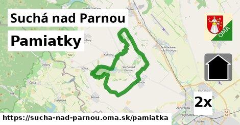 pamiatky v Suchá nad Parnou