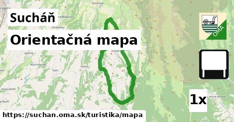 orientačná mapa v Sucháň