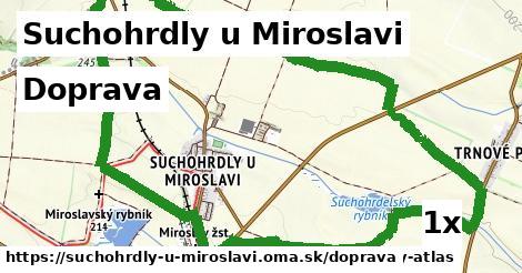 doprava v Suchohrdly u Miroslavi