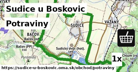 potraviny v Sudice u Boskovic