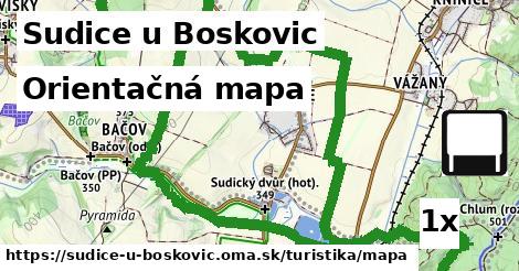 Orientačná mapa, Sudice u Boskovic