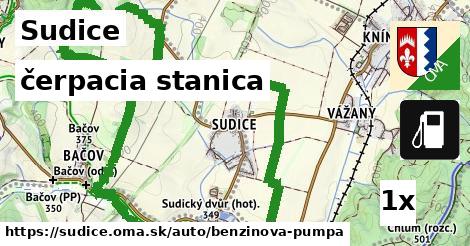 čerpacia stanica v Sudice