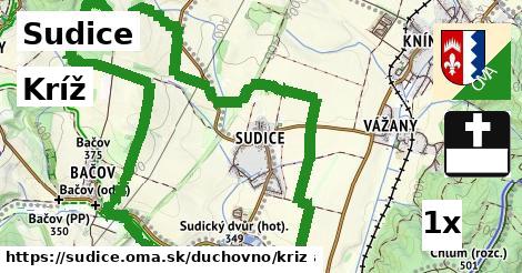 kríž v Sudice