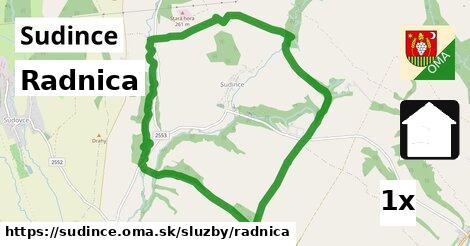 Radnica, Sudince