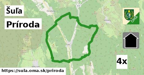 príroda v Šuľa