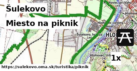 miesto na piknik v Šulekovo