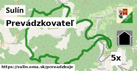 prevádzkovateľ v Sulín