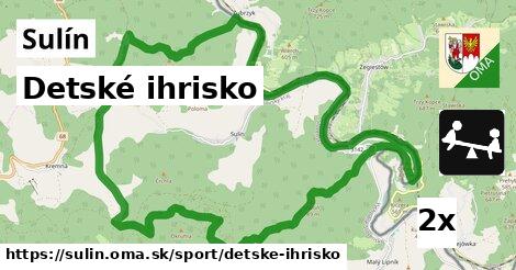 Detské ihrisko, Sulín