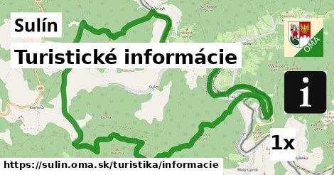 Turistické informácie, Sulín