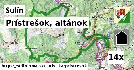 Prístrešok, altánok, Sulín