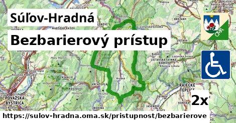 bezbarierový prístup v Súľov-Hradná