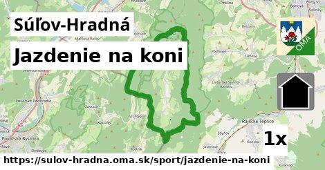 Jazdenie na koni, Súľov-Hradná