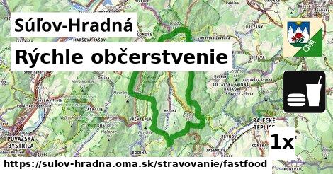 Rýchle občerstvenie, Súľov-Hradná