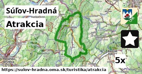 atrakcia v Súľov-Hradná