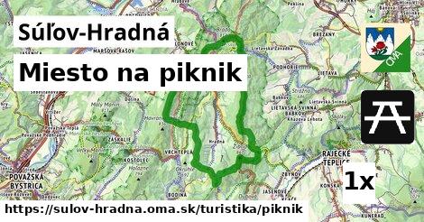 Miesto na piknik, Súľov-Hradná