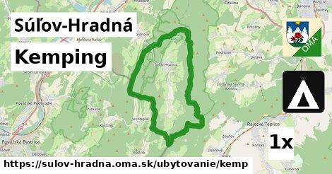 Kemping, Súľov-Hradná