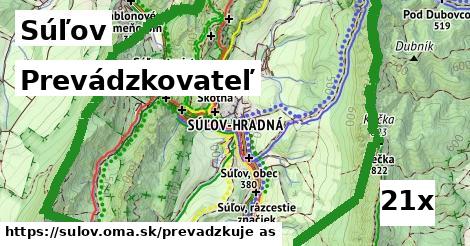 prevádzkovateľ v Súľov