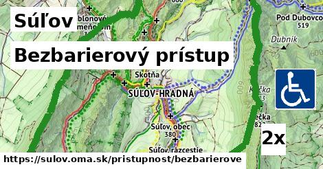 bezbarierový prístup v Súľov