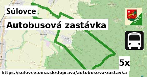 Autobusová zastávka, Súlovce