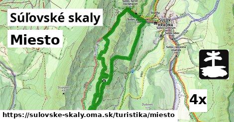 Miesto, Súľovské skaly