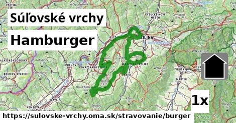 Hamburger, Súľovské vrchy