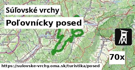 Poľovnícky posed, Súľovské vrchy