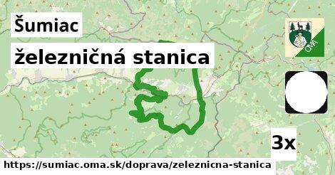 železničná stanica, Šumiac