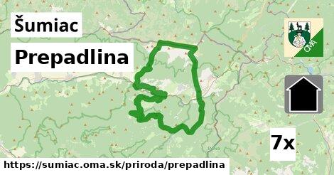 Prepadlina, Šumiac