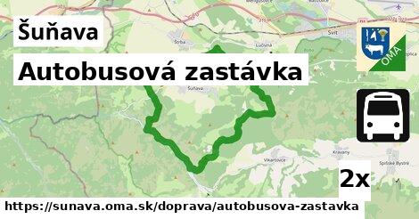 Autobusová zastávka, Šuňava