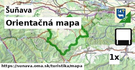 Orientačná mapa, Šuňava