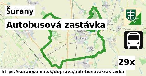 Autobusová zastávka, Šurany