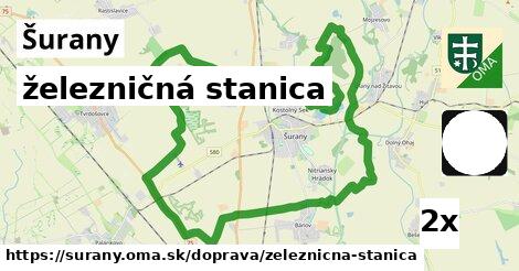 železničná stanica, Šurany