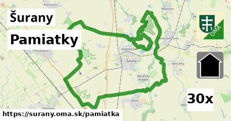 pamiatky v Šurany